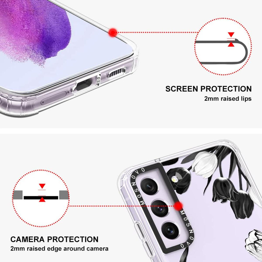GroovyGuard Case for Galaxy S24 Ultra - Clear TPU - DOKUTRONIX
