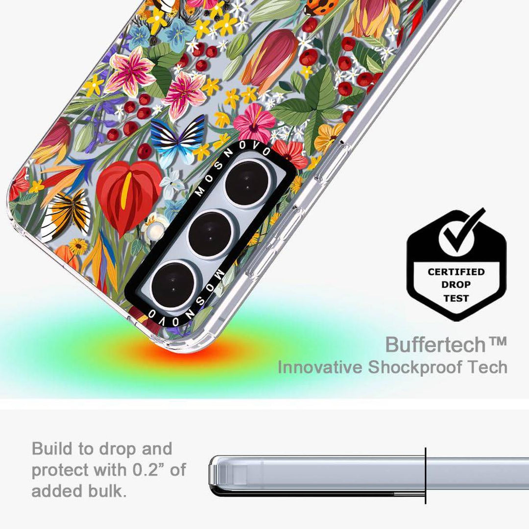 GroovyGuard Case for Galaxy S24 Ultra - Clear TPU - DOKUTRONIX