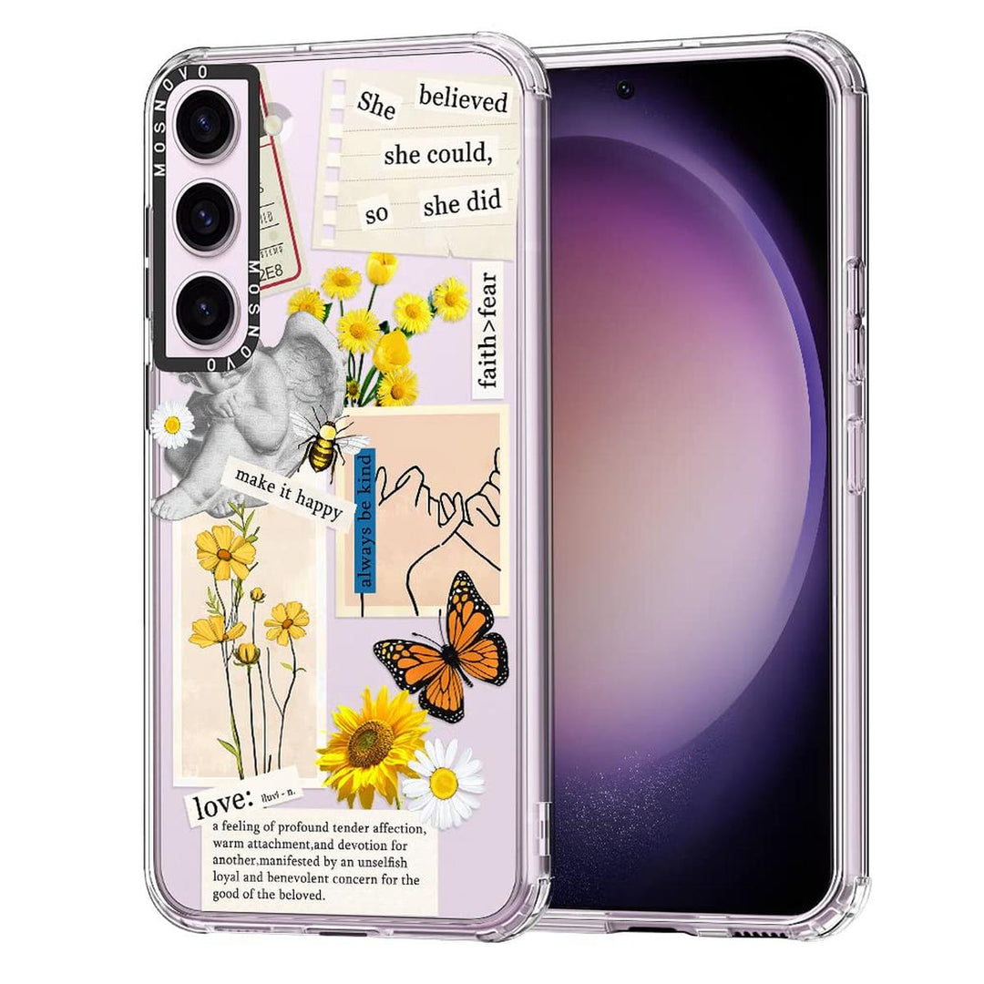 GroovyGuard Case for Galaxy S24 Ultra - Clear TPU - DOKUTRONIX