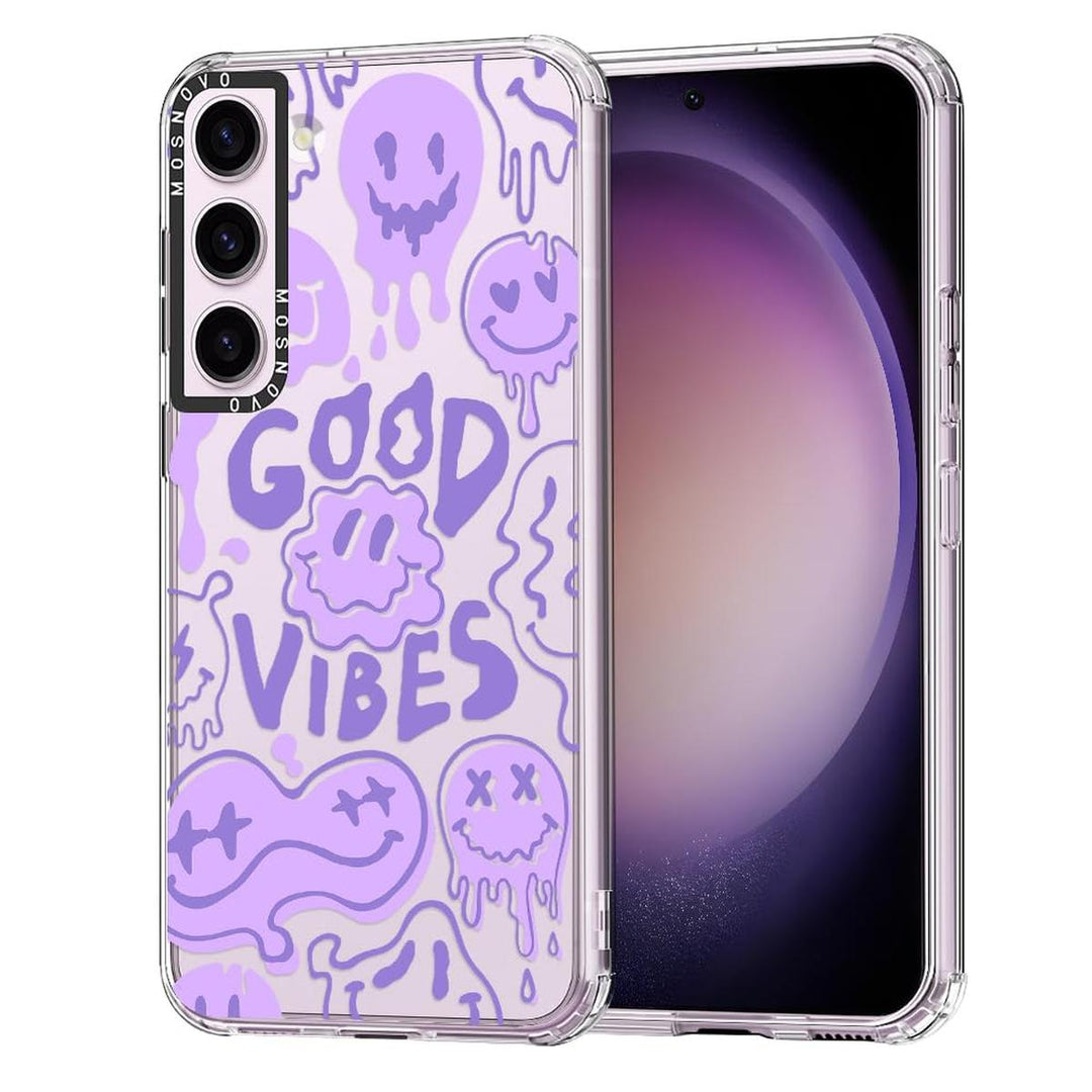 GroovyGuard Case for Galaxy S24 Ultra - Clear TPU - DOKUTRONIX