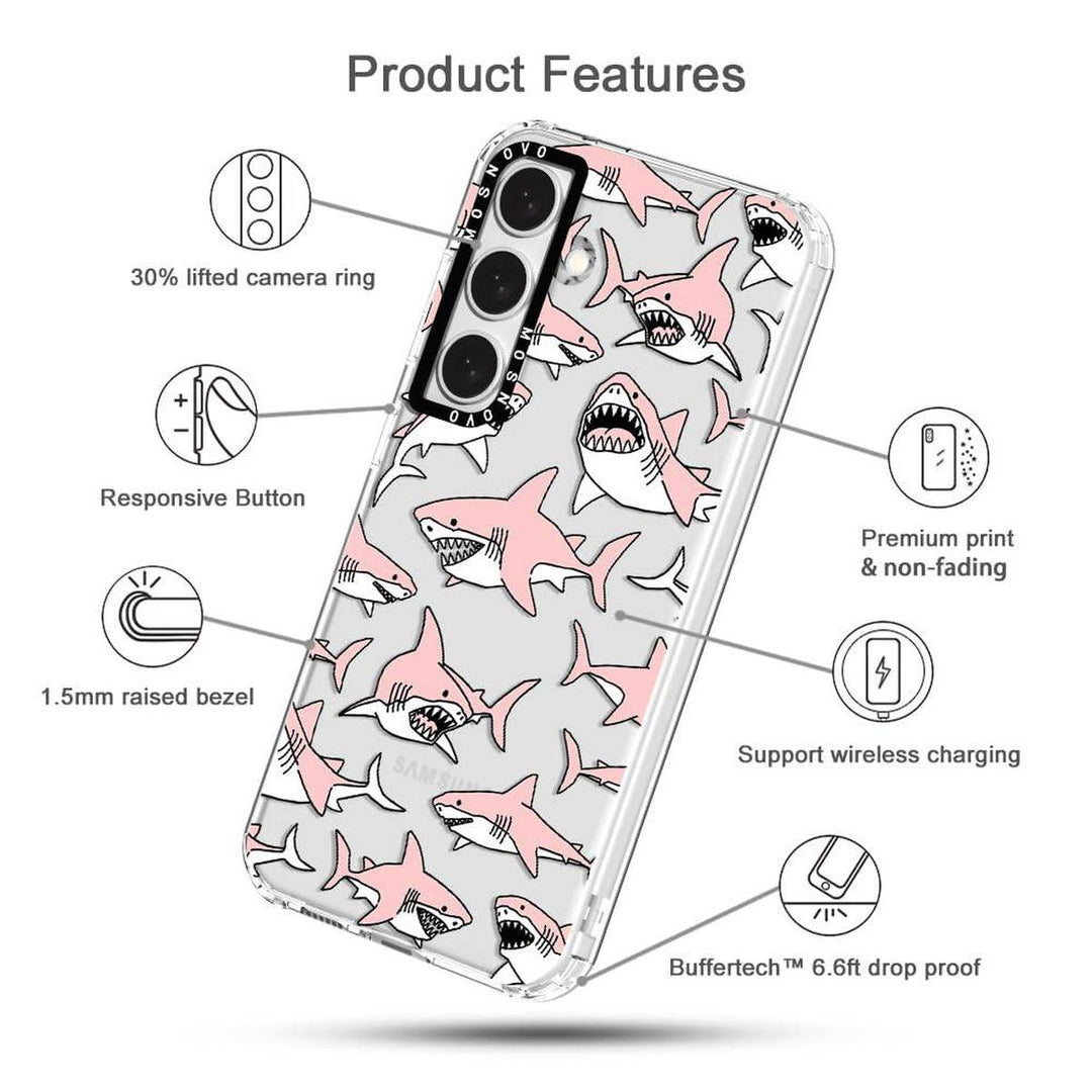 GroovyGuard Case for Galaxy S24 Ultra - Clear TPU - DOKUTRONIX