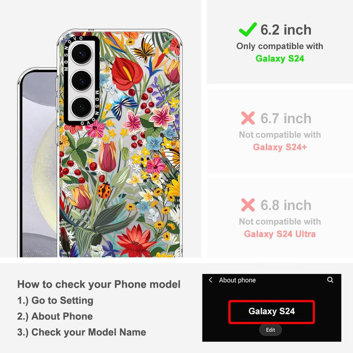 GroovyGuard Case for Galaxy S24 Ultra - Clear TPU - DOKUTRONIX