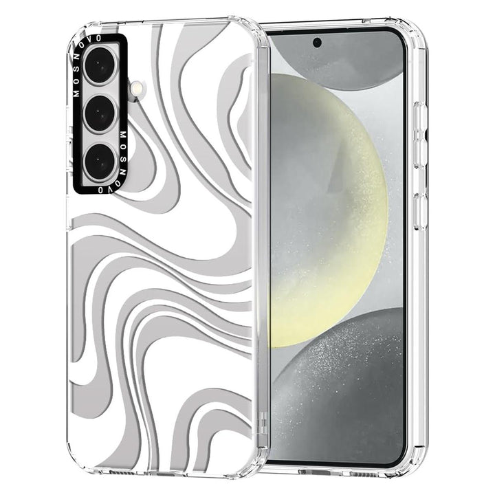GroovyGuard Case for Galaxy S24 Ultra - Clear TPU - DOKUTRONIX