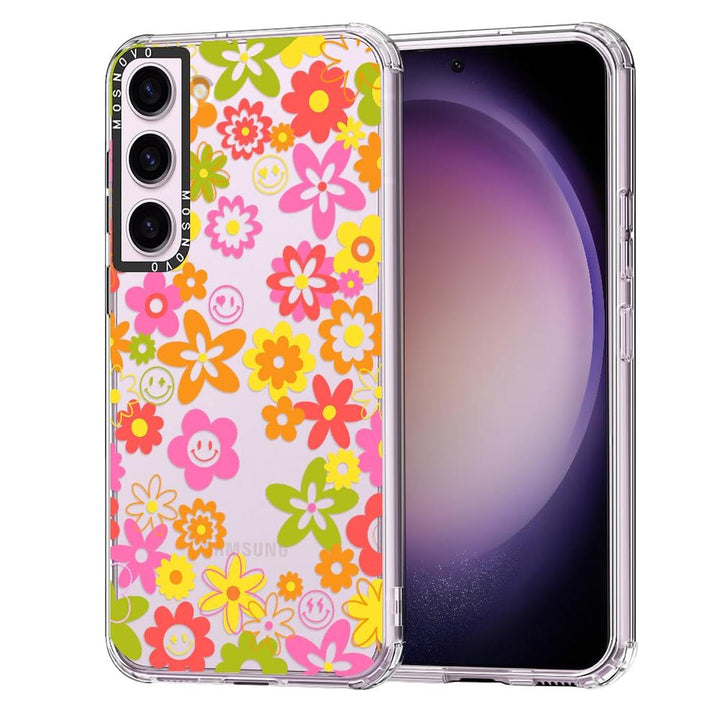 GroovyGuard Case for Galaxy S24 Ultra - Clear TPU - DOKUTRONIX