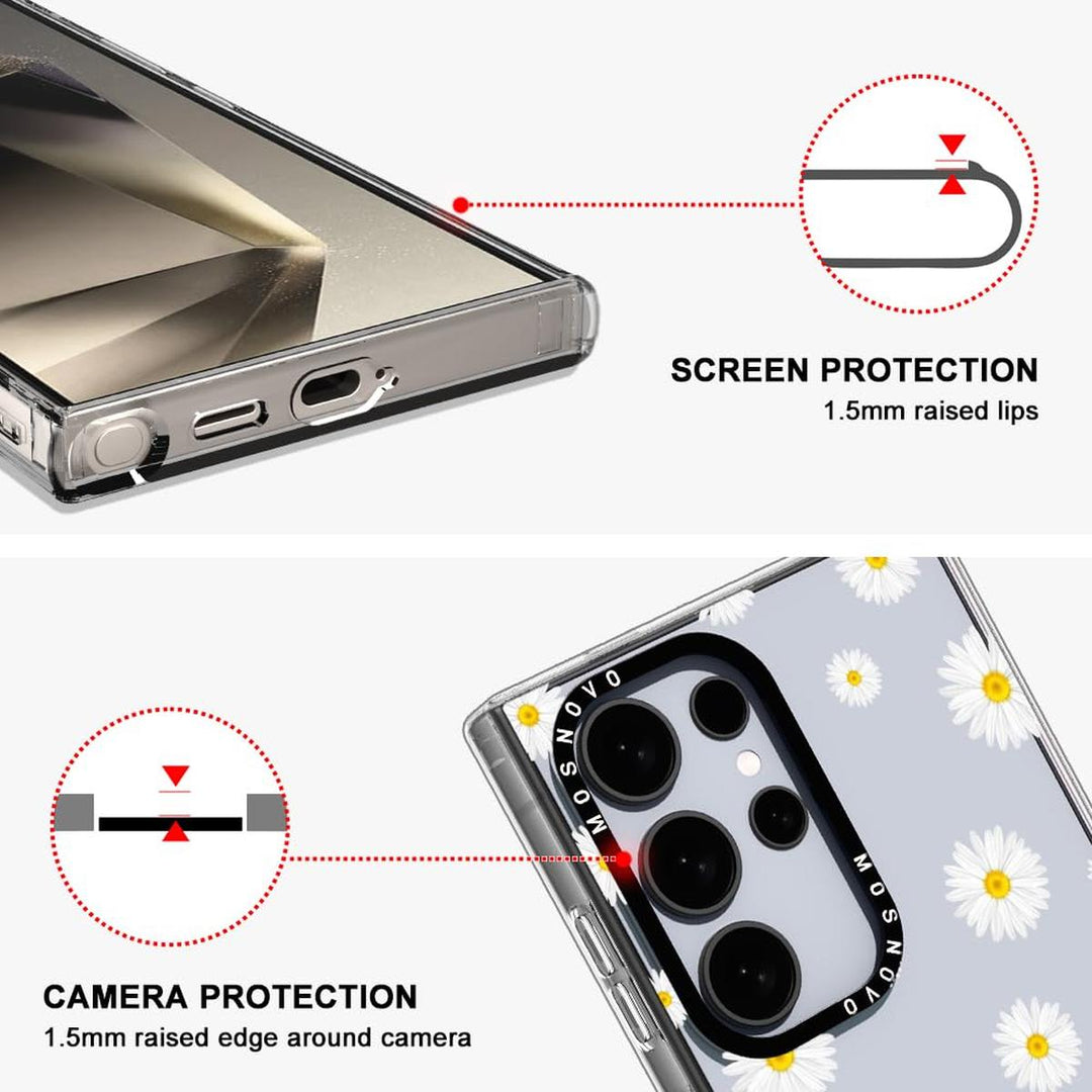 GroovyGuard Case for Galaxy S24 Ultra - Clear TPU - DOKUTRONIX