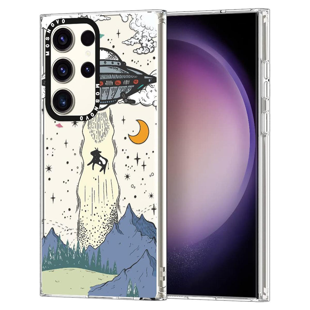 GroovyGuard Case for Galaxy S24 Ultra - Clear TPU - DOKUTRONIX