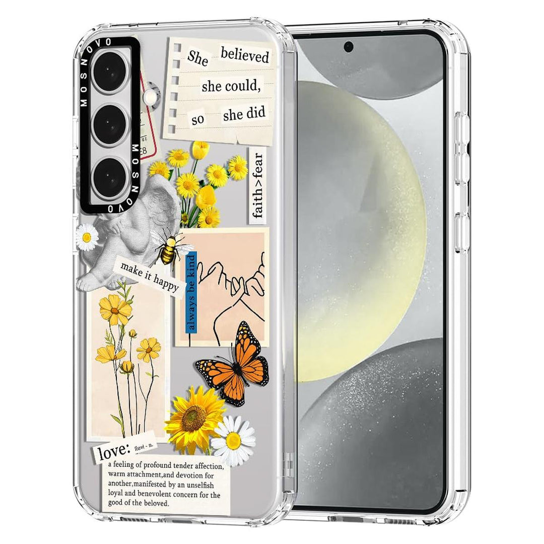 GroovyGuard Case for Galaxy S24 Ultra - Clear TPU - DOKUTRONIX
