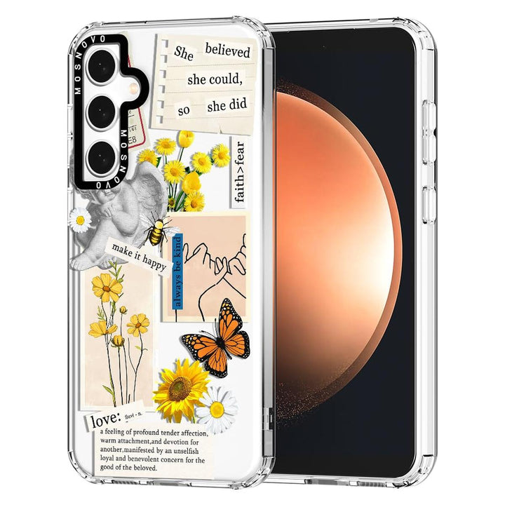GroovyGuard Case for Galaxy S24 Ultra - Clear TPU - DOKUTRONIX