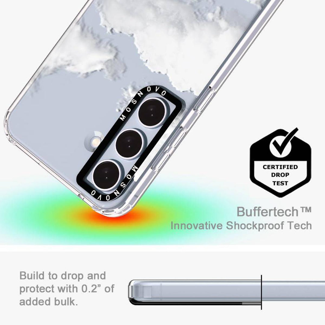 GroovyGuard Case for Galaxy S24 Ultra - Clear TPU - DOKUTRONIX