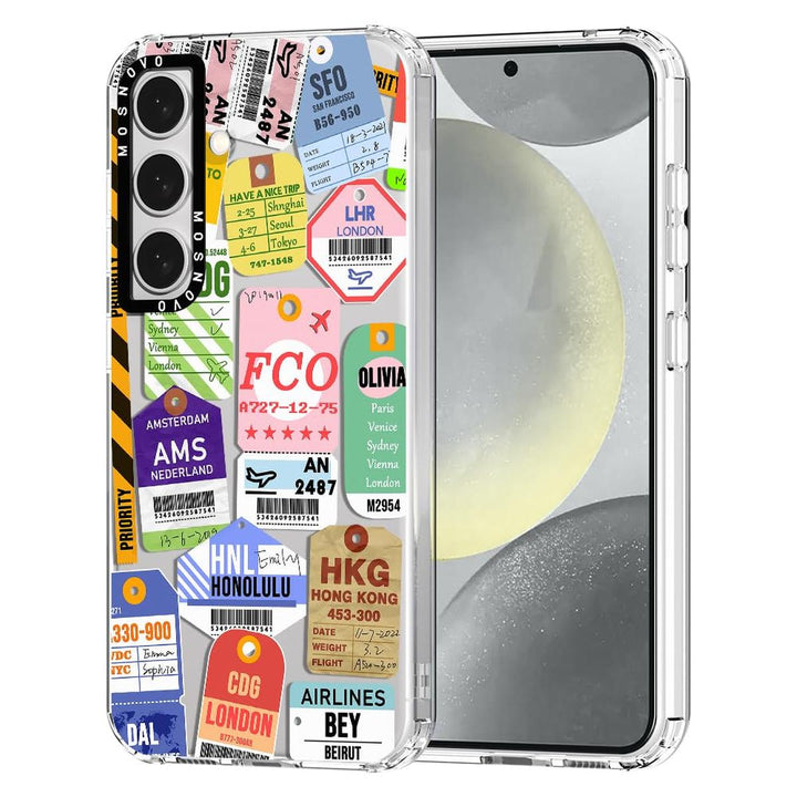 GroovyGuard Case for Galaxy S24 Ultra - Clear TPU - DOKUTRONIX