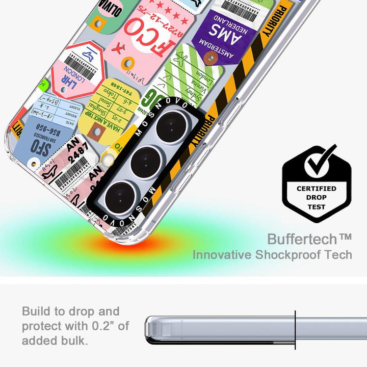 GroovyGuard Case for Galaxy S24 Ultra - Clear TPU - DOKUTRONIX