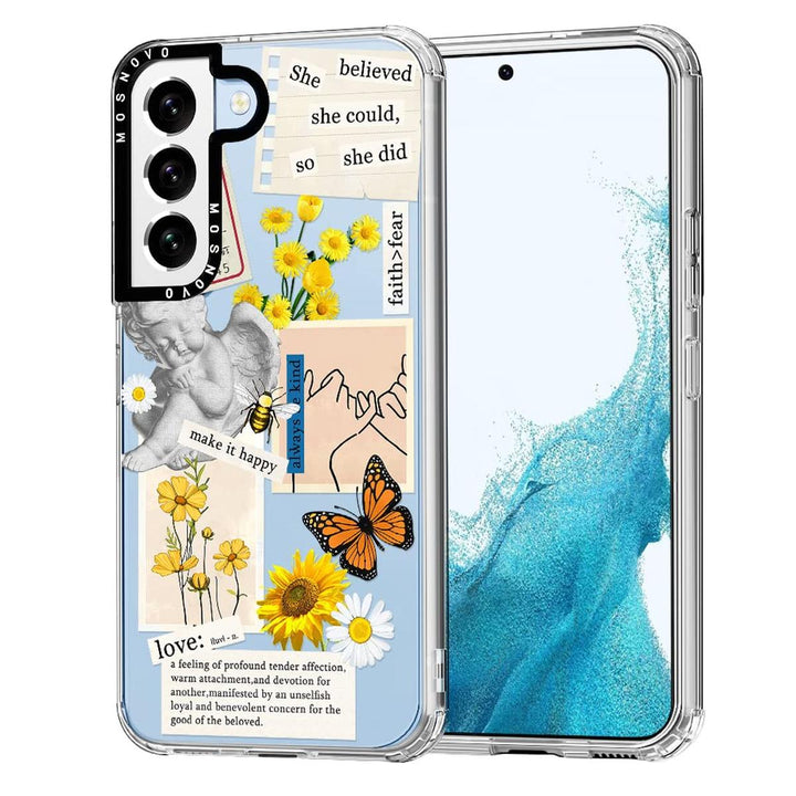 GroovyGuard Case for Galaxy S24 Ultra - Clear TPU - DOKUTRONIX