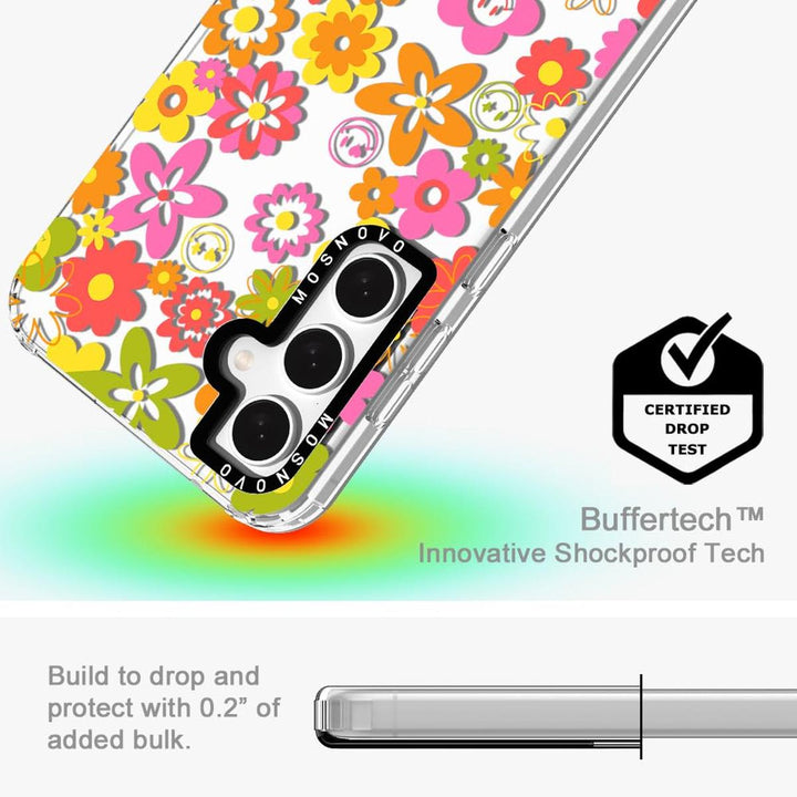 GroovyGuard Case for Galaxy S24 Ultra - Clear TPU - DOKUTRONIX