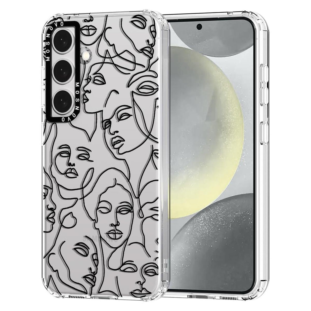 GroovyGuard Case for Galaxy S24 Ultra - Clear TPU - DOKUTRONIX