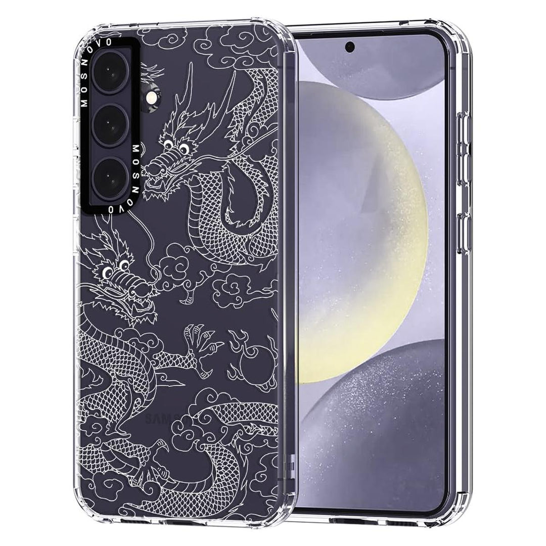 GroovyGuard Case for Galaxy S24 Ultra - Clear TPU - DOKUTRONIX