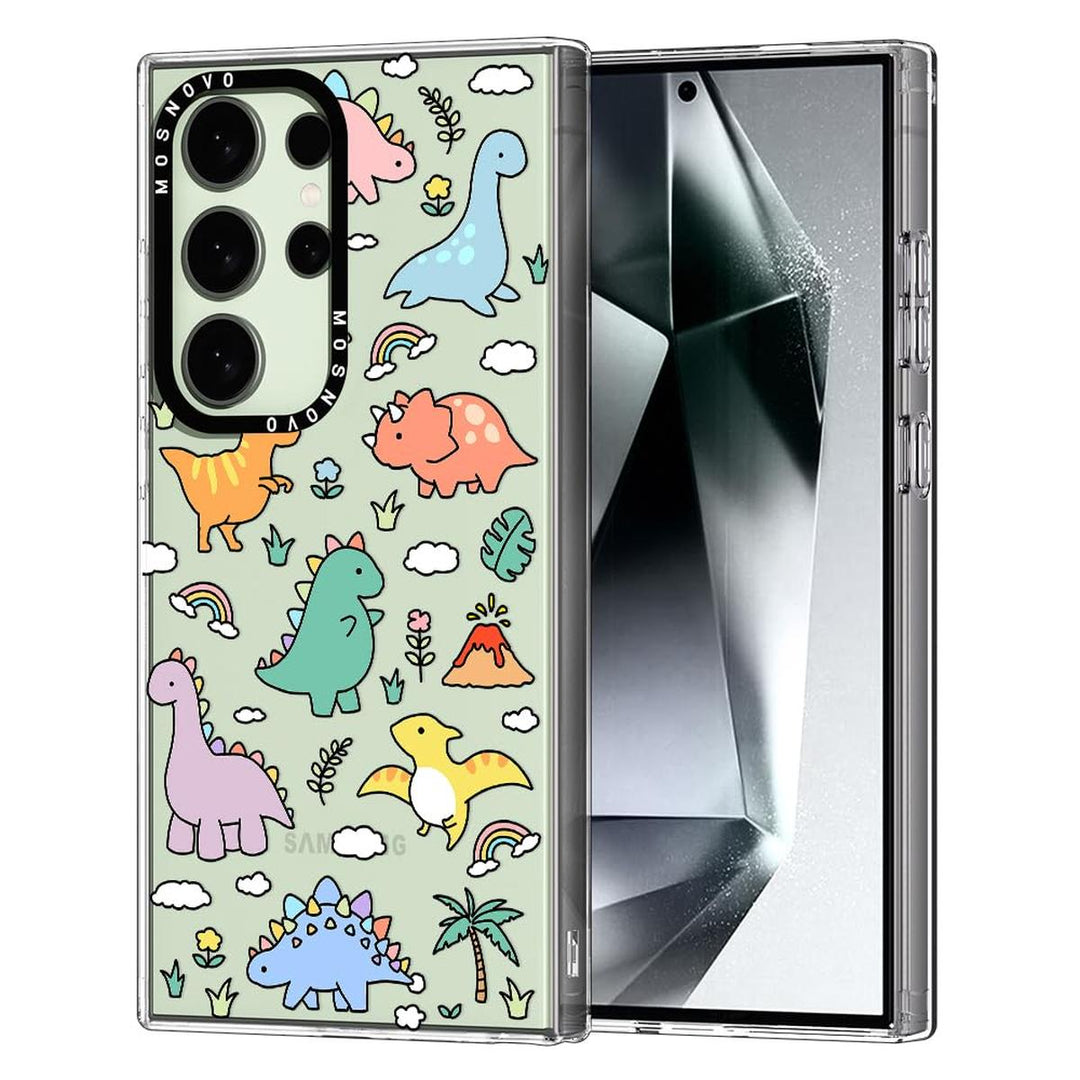 GroovyGuard Case for Galaxy S24 Ultra - Clear TPU - DOKUTRONIX
