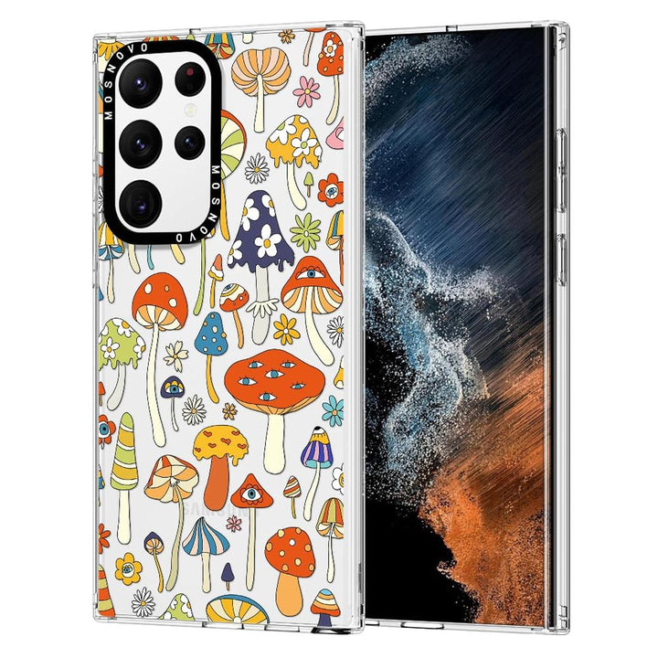 GroovyGuard Case for Galaxy S24 Ultra - Clear TPU - DOKUTRONIX