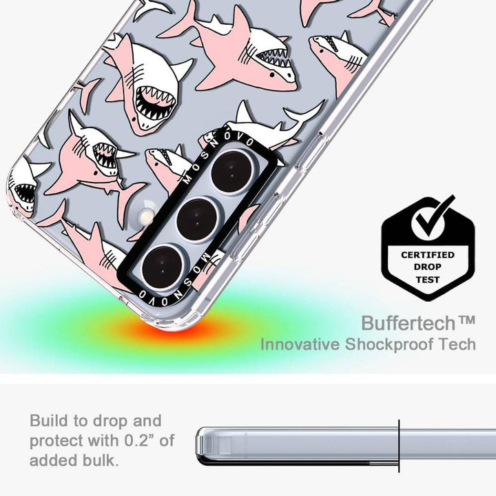 GroovyGuard Case for Galaxy S24 Ultra - Clear TPU - DOKUTRONIX