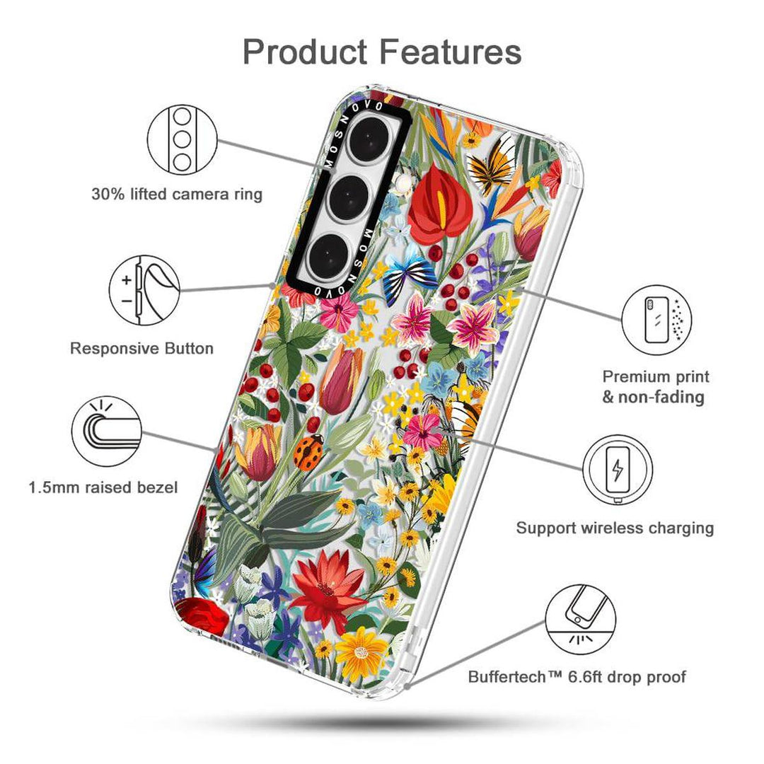 GroovyGuard Case for Galaxy S24 Ultra - Clear TPU - DOKUTRONIX