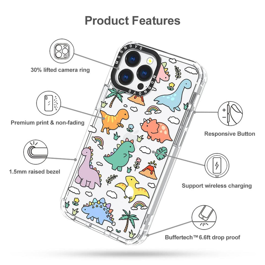 DinoGuard iPhone 13 Pro Max Case - Military-Grade TPU - DOKUTRONIX