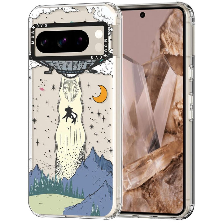 MOSNOVO UFO Clear Case for Pixel 8 Pro - Military Grade - DOKUTRONIX