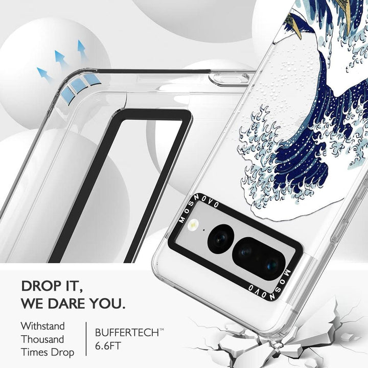 MOSNOVO WaveGuard: Clear TPU Case for Pixel 7 Pro - DOKUTRONIX