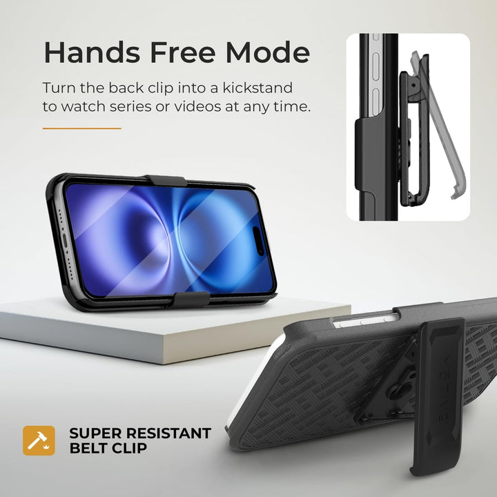 Ranger Pro Holster Case for iPhone 16 - DOKUTRONIX