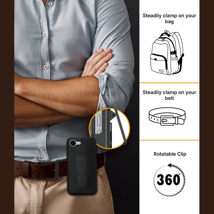 Ranger Pro Holster Case for iPhone 16 - DOKUTRONIX