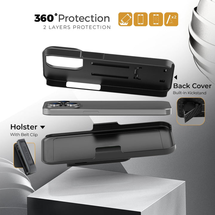 Ranger Pro Holster Case for iPhone 16 - DOKUTRONIX