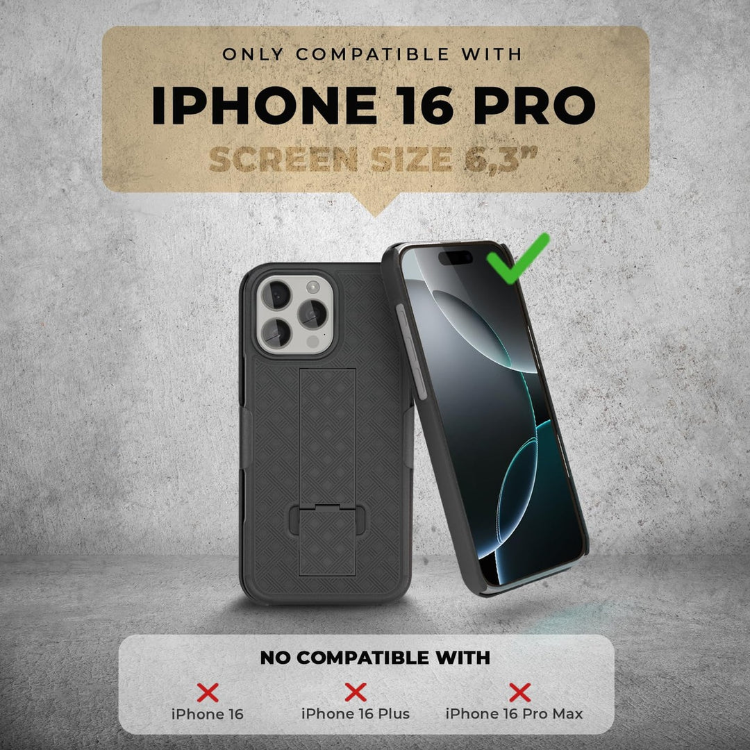 Ranger Pro Holster Case for iPhone 16 - DOKUTRONIX