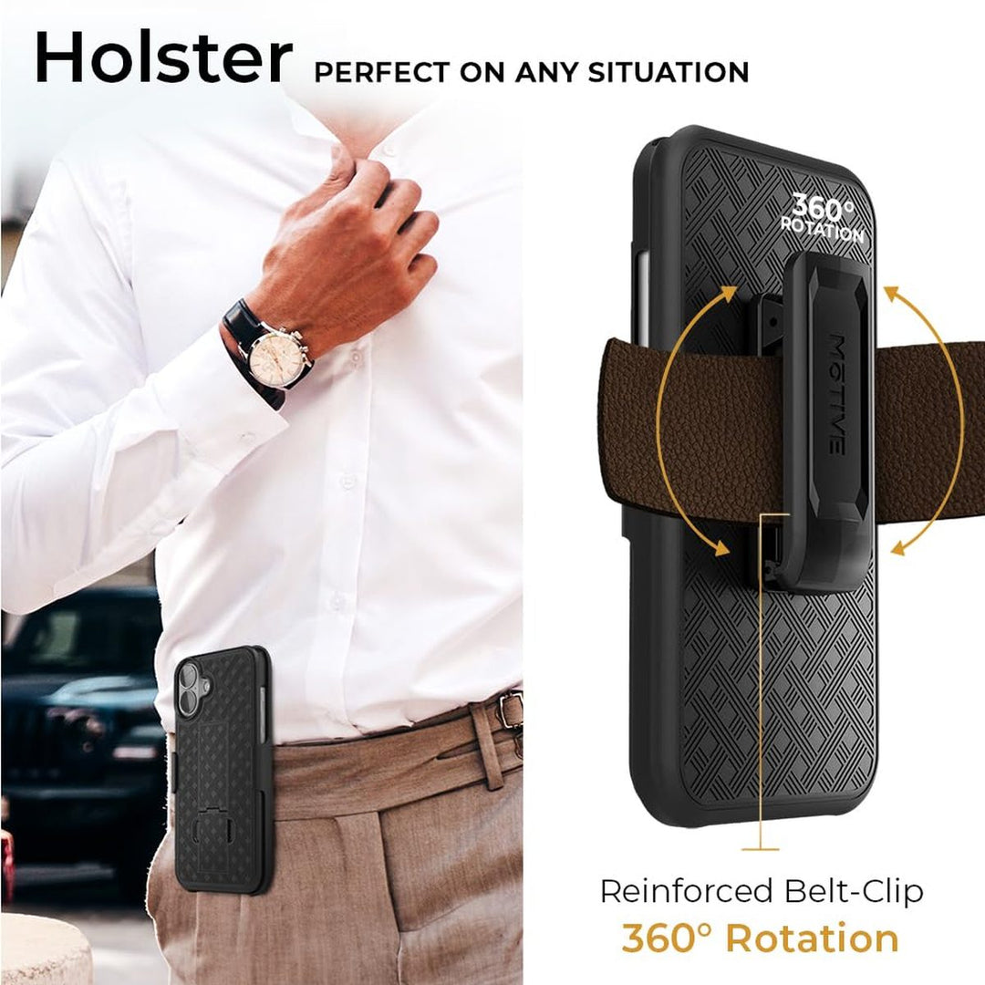 Ranger Pro Holster Case for iPhone 16 - DOKUTRONIX