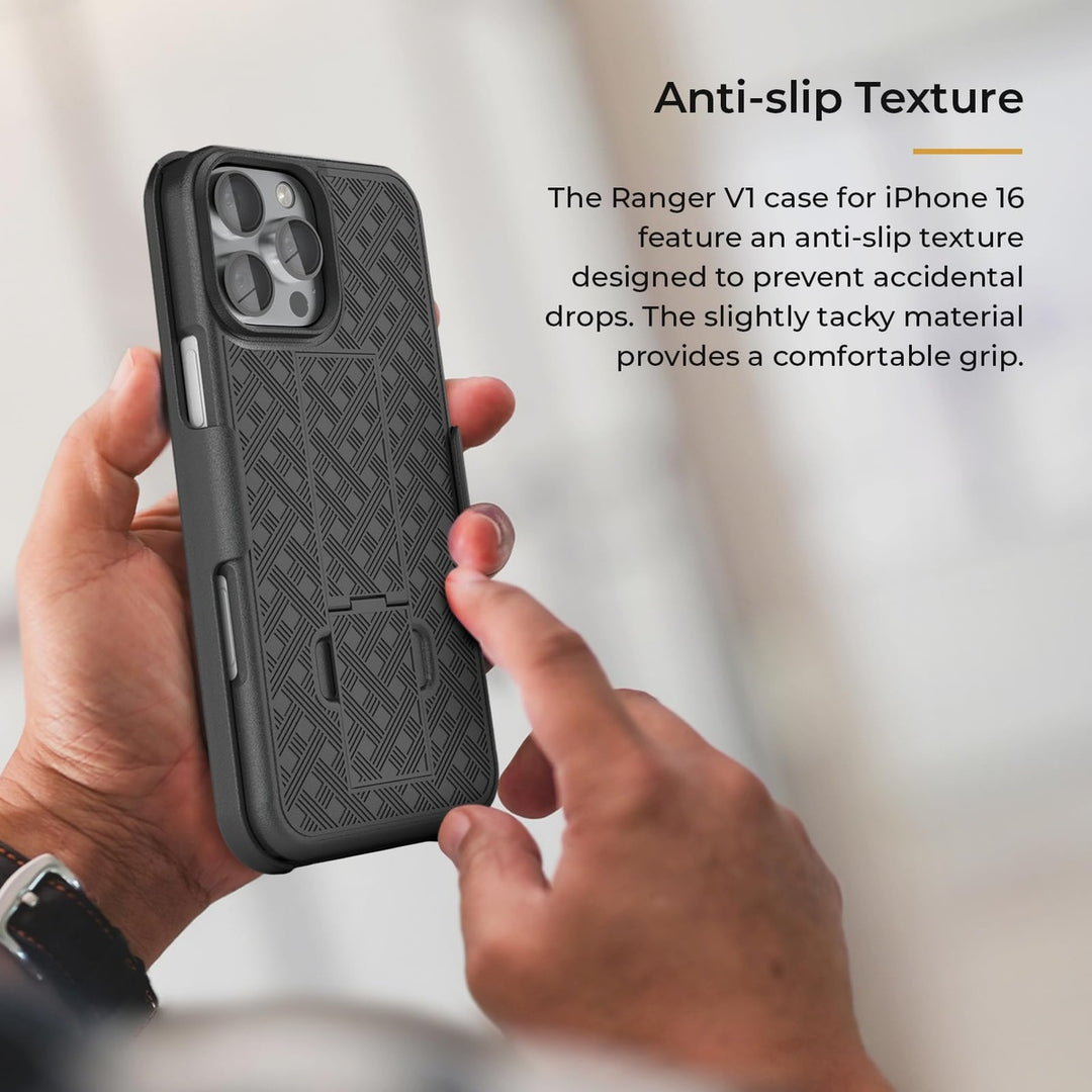 Ranger Pro Holster Case for iPhone 16 - DOKUTRONIX