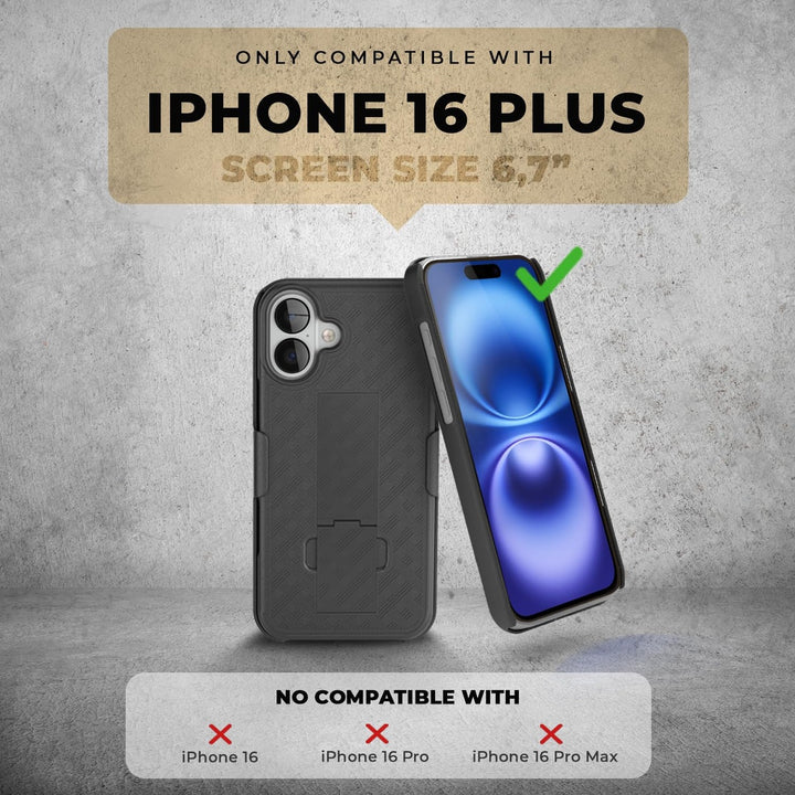 Ranger Pro Holster Case for iPhone 16 - DOKUTRONIX