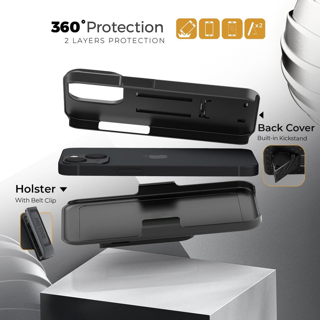 Ranger Pro Holster Case for iPhone 16 - DOKUTRONIX