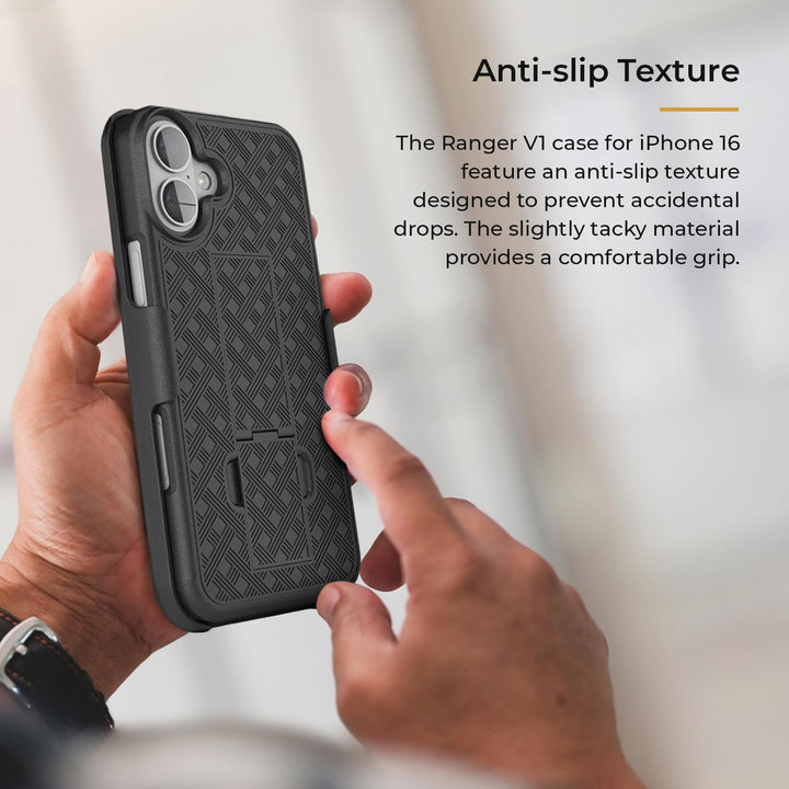 Ranger Pro Holster Case for iPhone 16 - DOKUTRONIX