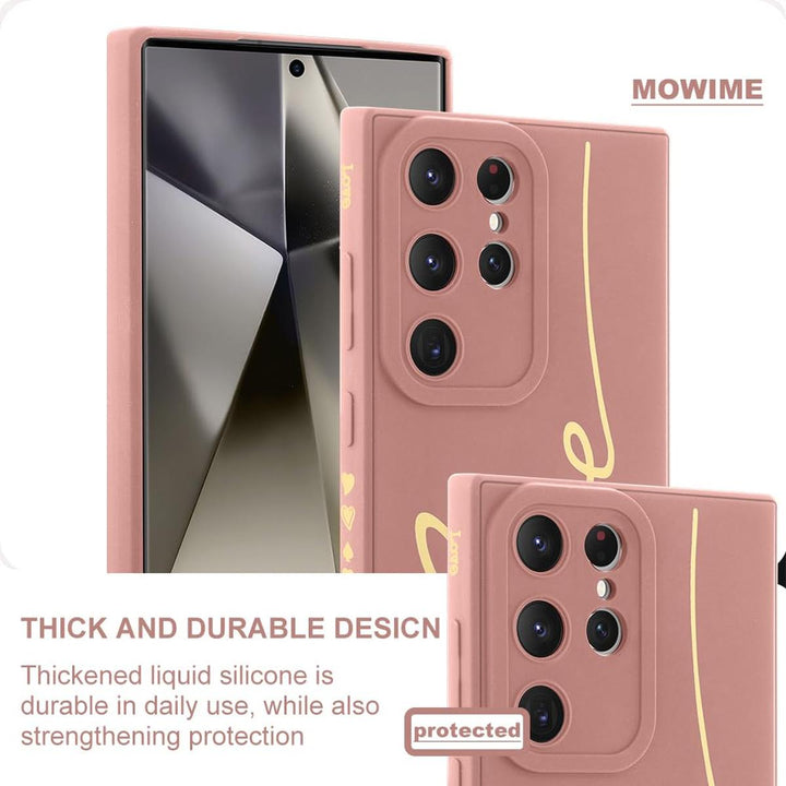 MOWIME Love Letter Case for Galaxy S24 Ultra - Black - DOKUTRONIX