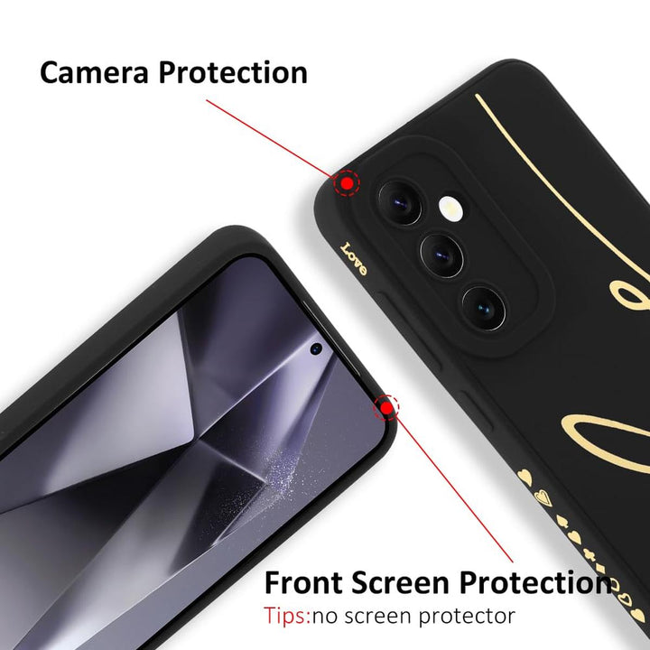 MOWIME Love Letter Case for Galaxy S24 Ultra - Black - DOKUTRONIX