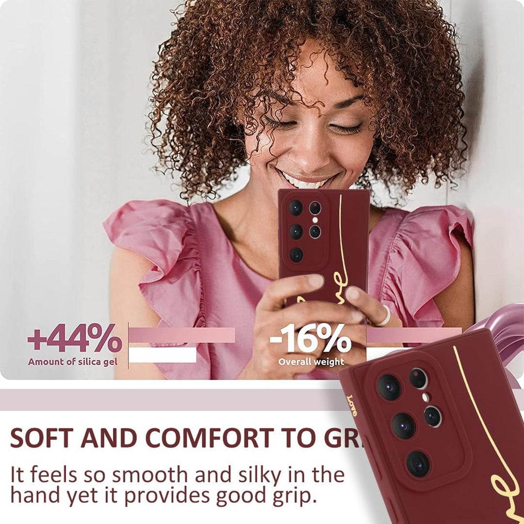 MOWIME Love Letter Case for Galaxy S24 Ultra - Black - DOKUTRONIX