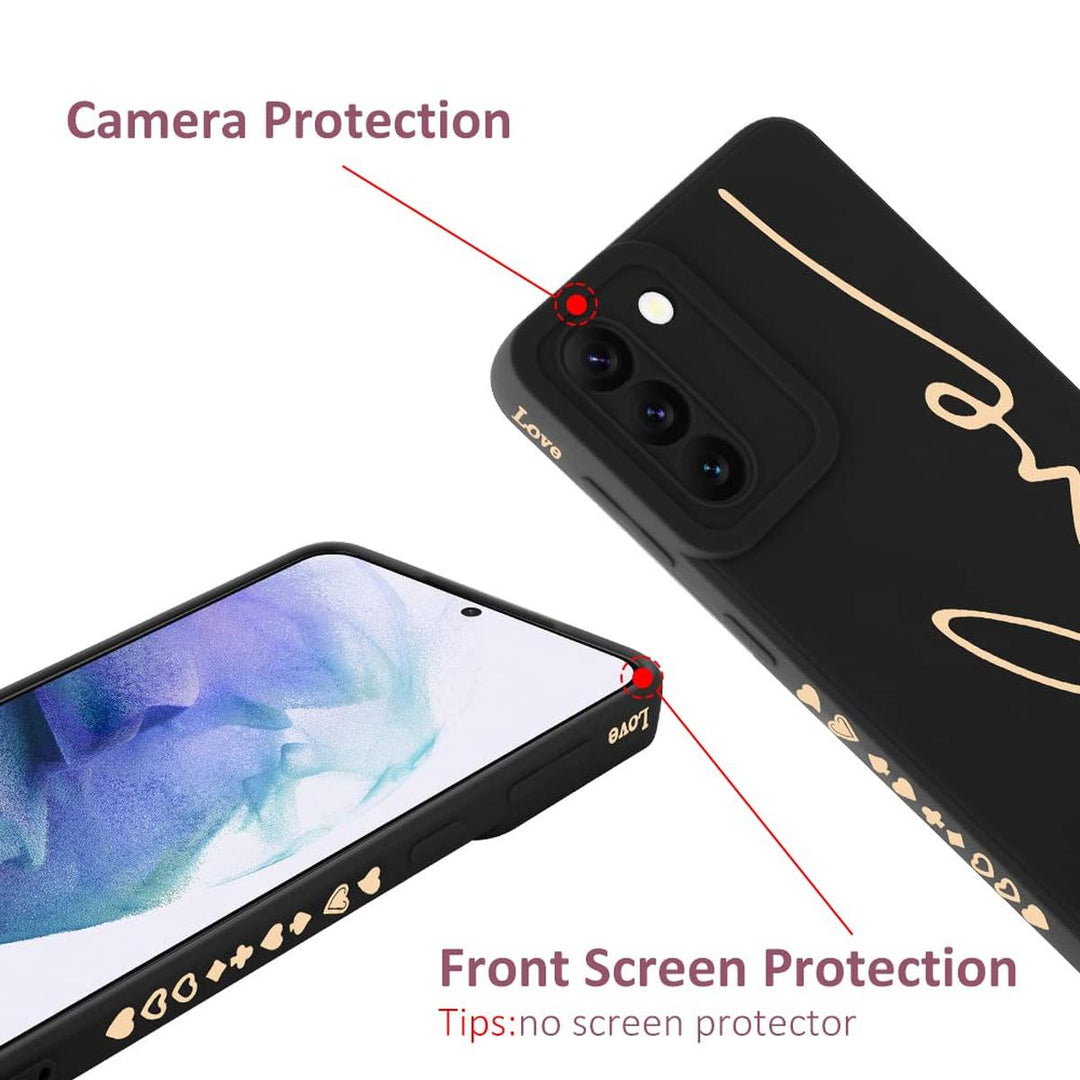 MOWIME Love Letter Case for Galaxy S24 Ultra - Black - DOKUTRONIX