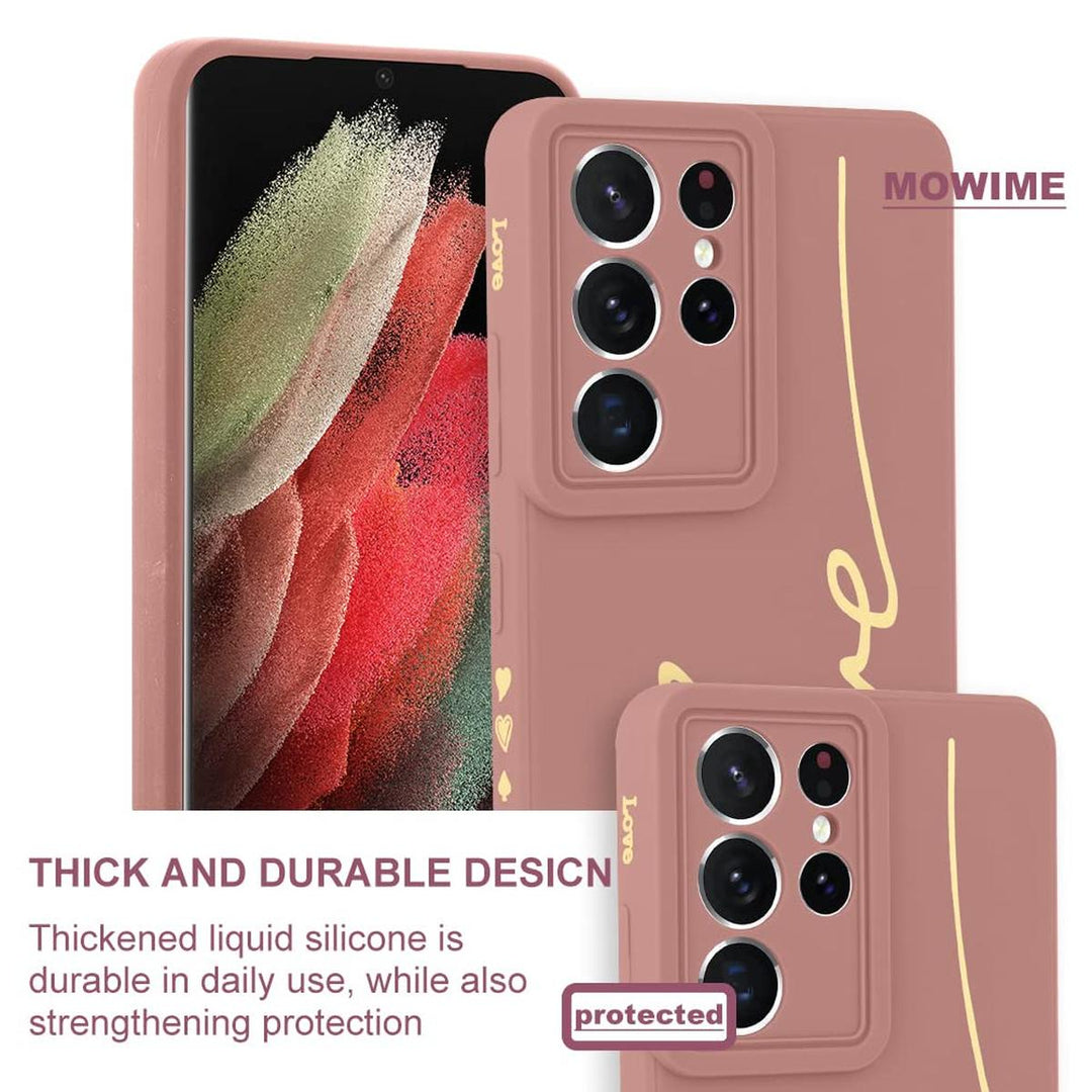 MOWIME Love Letter Case for Galaxy S24 Ultra - Black - DOKUTRONIX