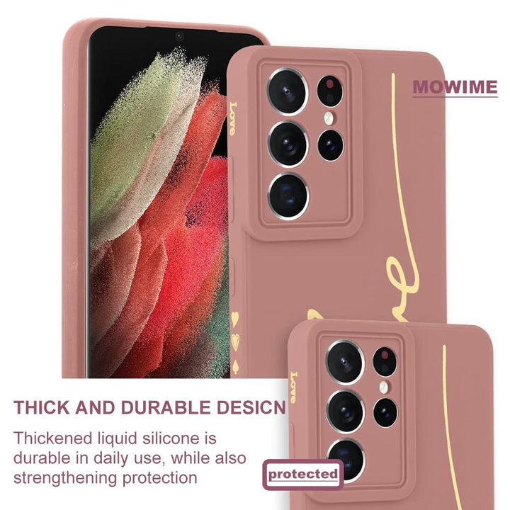 MOWIME Love Letter Case for Galaxy S24 Ultra - Black - DOKUTRONIX