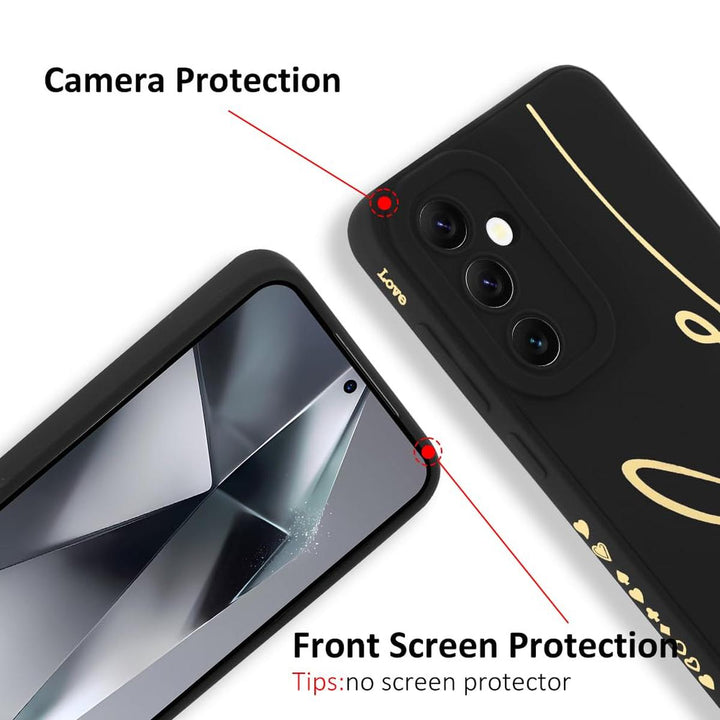 MOWIME Love Letter Case for Galaxy S24 Ultra - Black - DOKUTRONIX