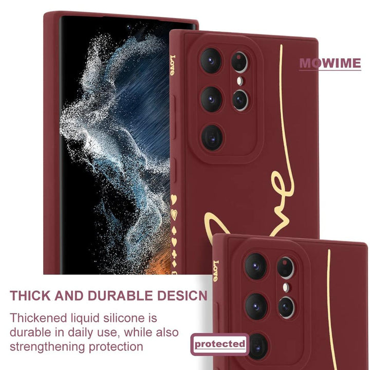 MOWIME Love Letter Case for Galaxy S24 Ultra - Black - DOKUTRONIX