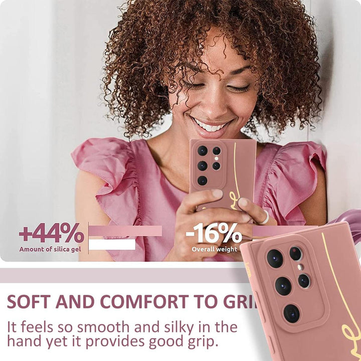 MOWIME Love Letter Case for Galaxy S24 Ultra - Black - DOKUTRONIX