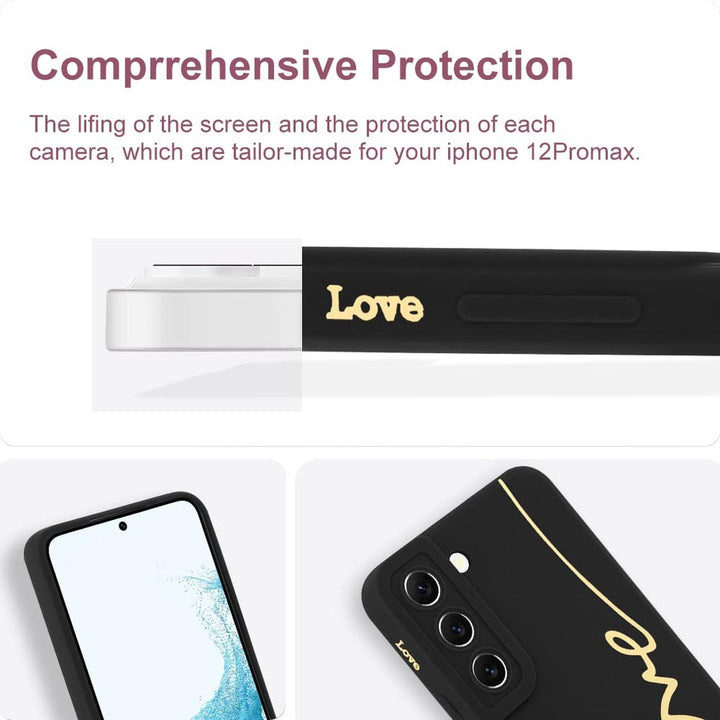 MOWIME Love Letter Case for Galaxy S24 Ultra - Black - DOKUTRONIX