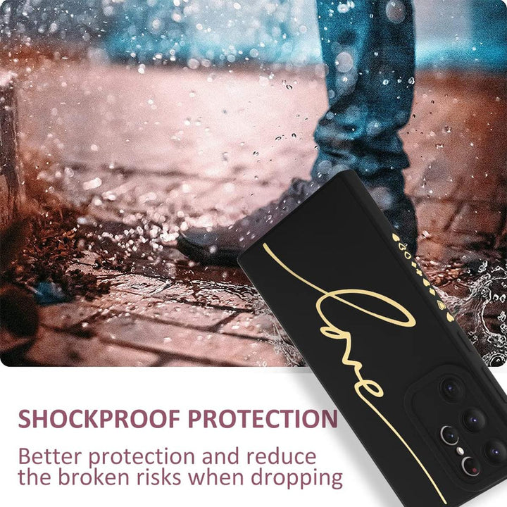 MOWIME Love Letter Case for Galaxy S24 Ultra - Black - DOKUTRONIX