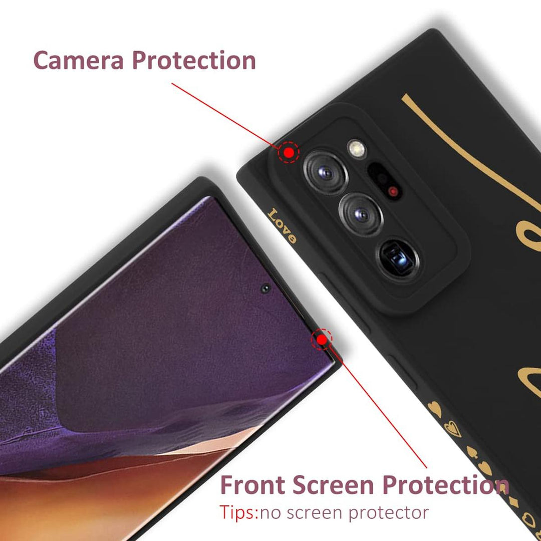 MOWIME Love Letter Case for Galaxy S24 Ultra - Black - DOKUTRONIX