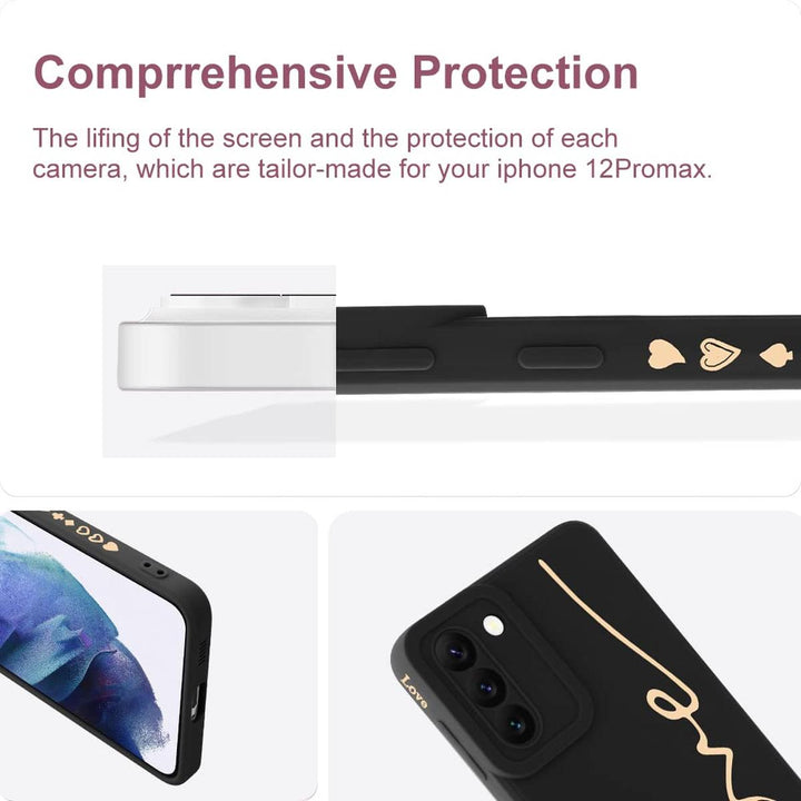 MOWIME Love Letter Case for Galaxy S24 Ultra - Black - DOKUTRONIX