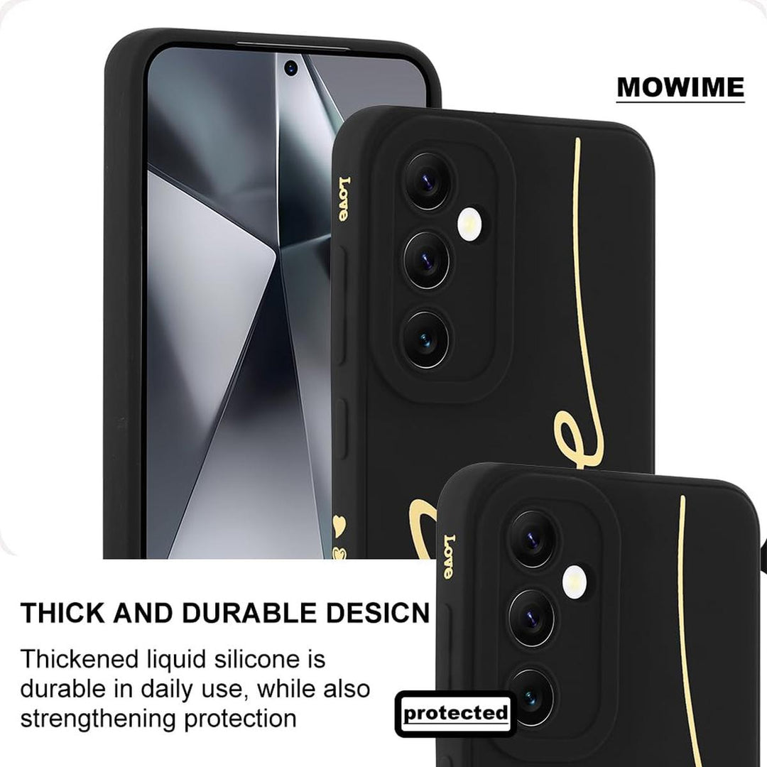MOWIME Love Letter Case for Galaxy S24 Ultra - Black - DOKUTRONIX