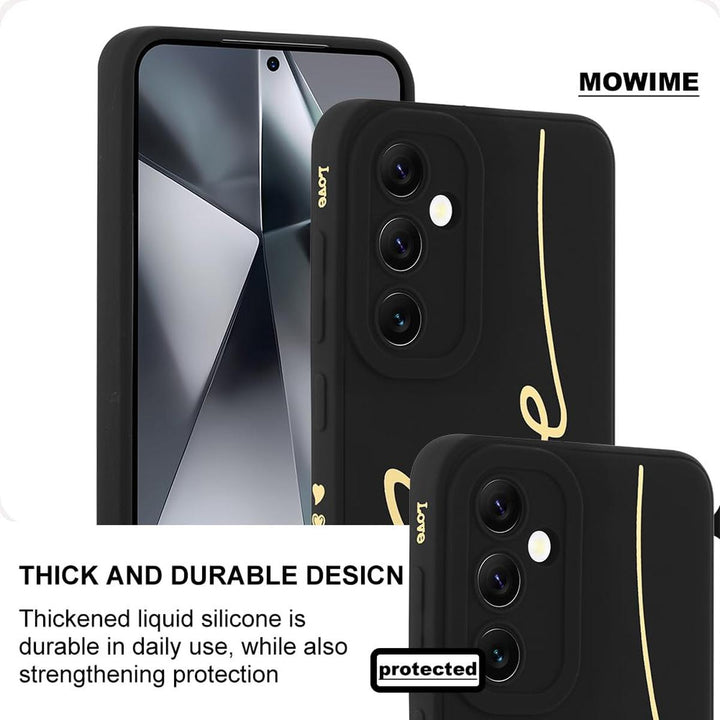 MOWIME Love Letter Case for Galaxy S24 Ultra - Black - DOKUTRONIX